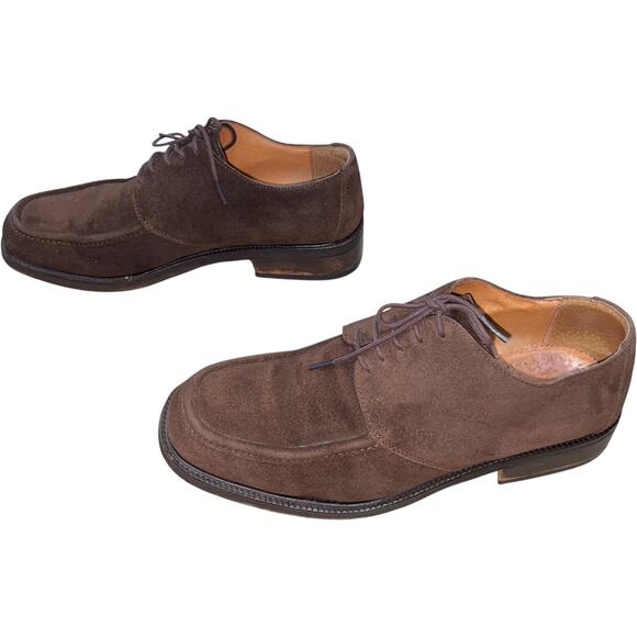 Russell & Bromley Brown Suede Lace Up Shoes     Size: EU 45 US 11.5